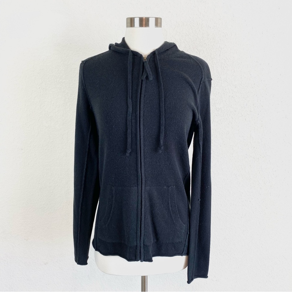 West & Vine Nordstrom Rack Black Full Zip Hooded Jacket
